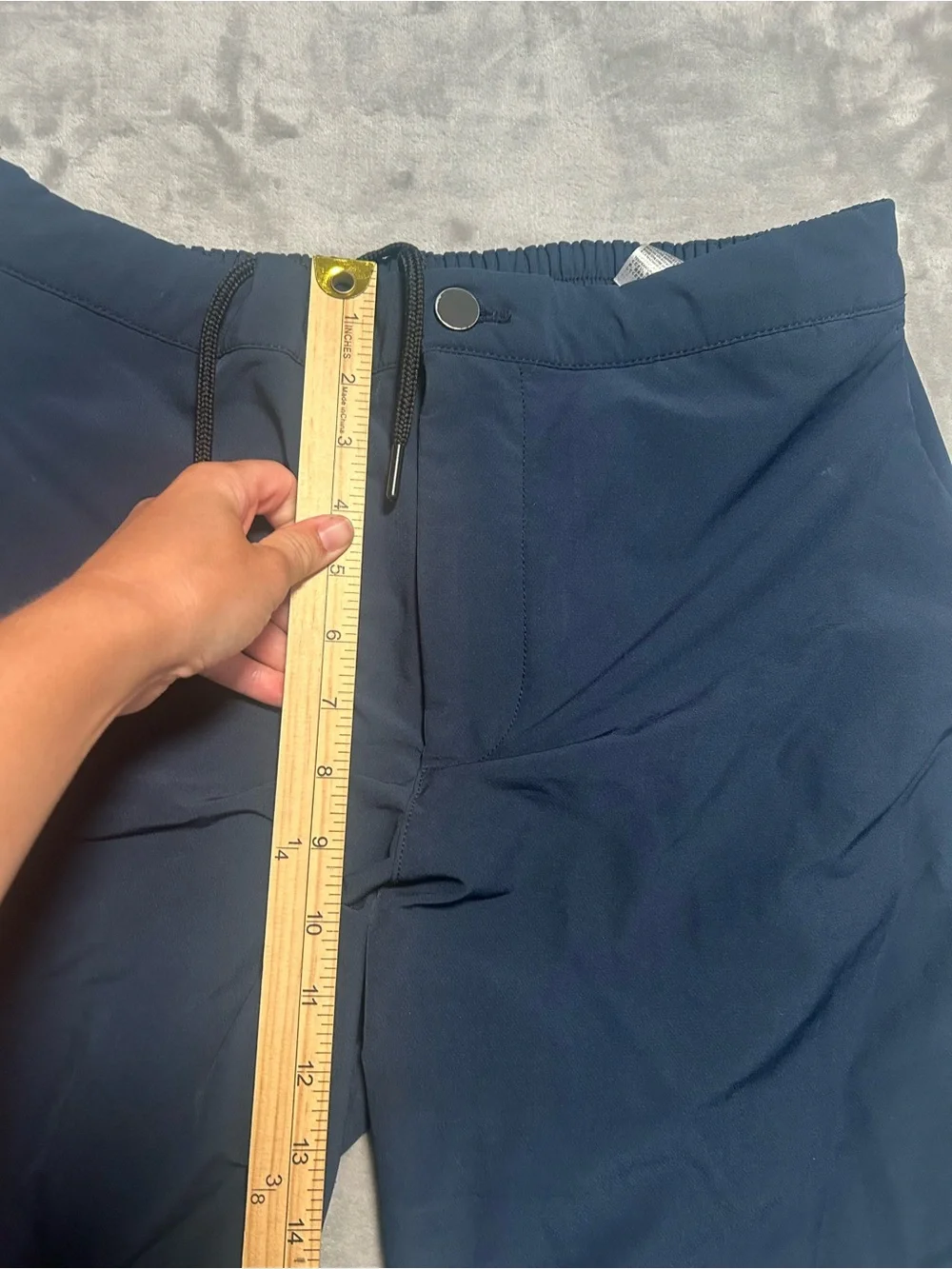 Banana Republic Slim Tapered Fit Athletic Pants Men’s 31x30 Navy Blue Drawstring
